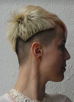 asymetryczne fryzury krótkie - uczesanie damskie z włosów krótkich zdjęcie numer 13A
